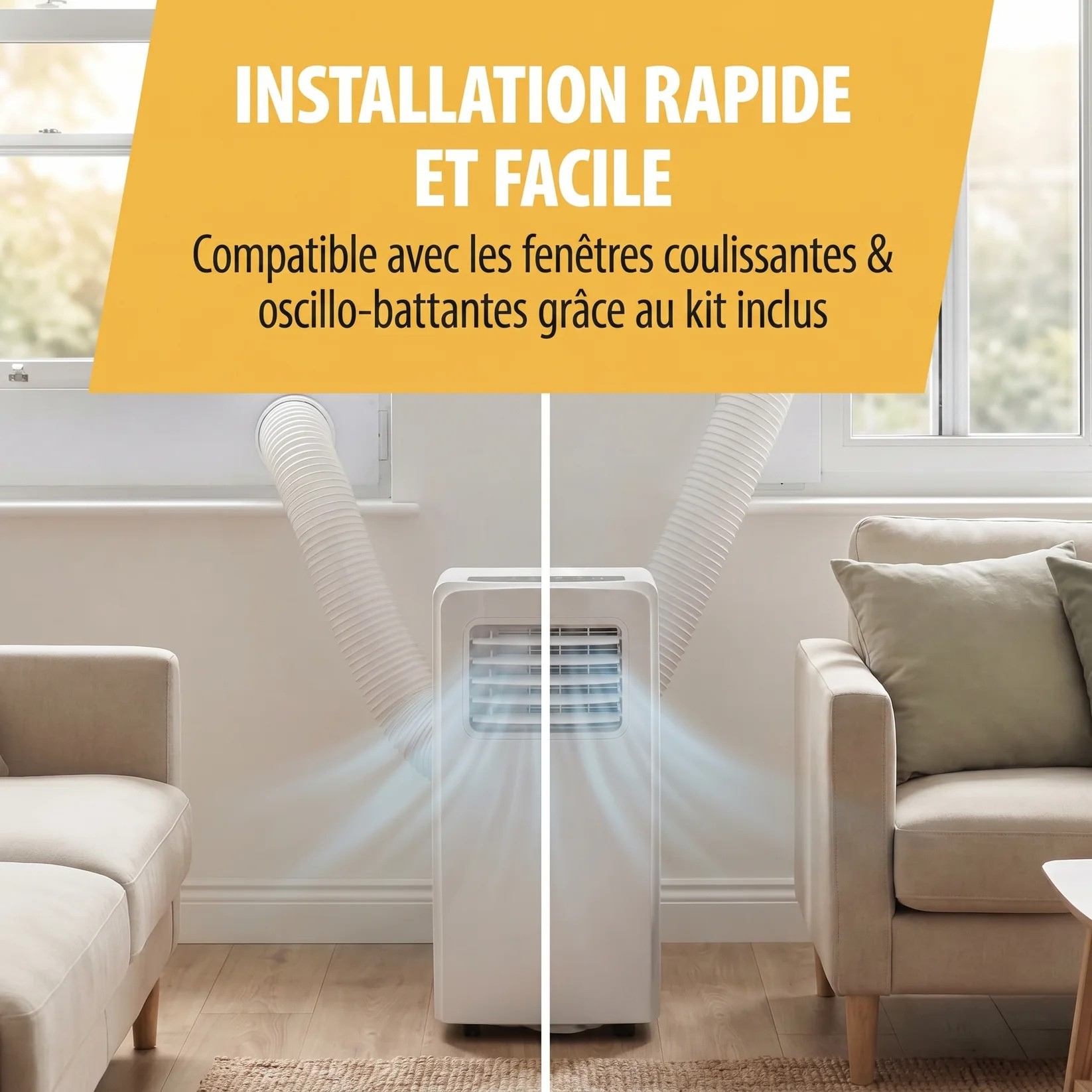 Climatiseur Mobile 3-en-1 | 7000 BTU